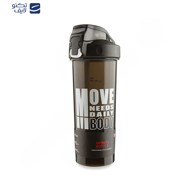 شیکر مدل MOVE BODY گنجایش 0.8 لیتر شیکر مدل MOVE BODY گنجایش 0.8 لیتر