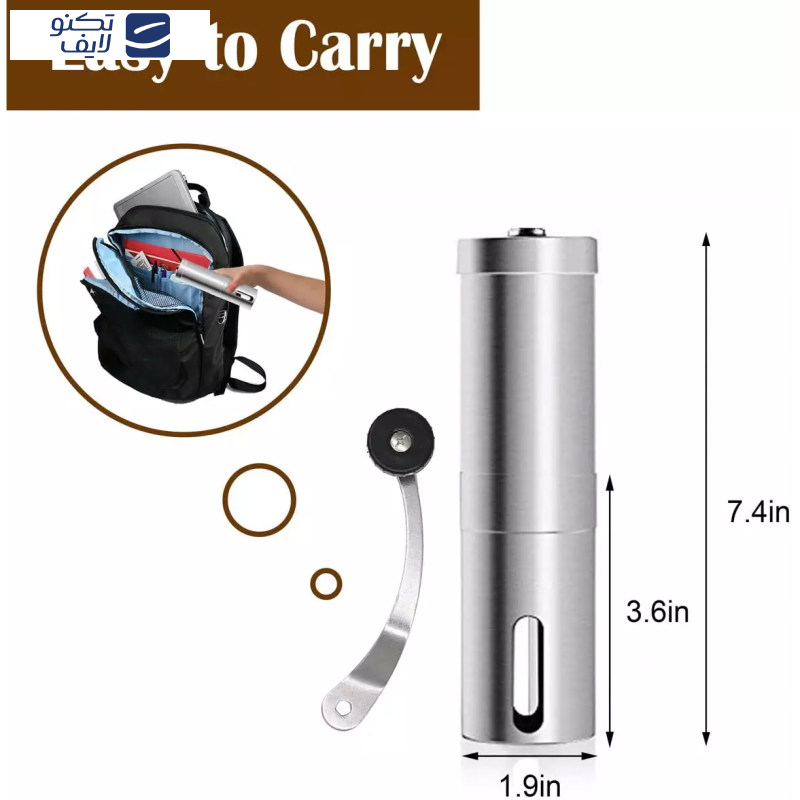 آسیاب دستی یونیک لایف مدل PRO-25 کد 01