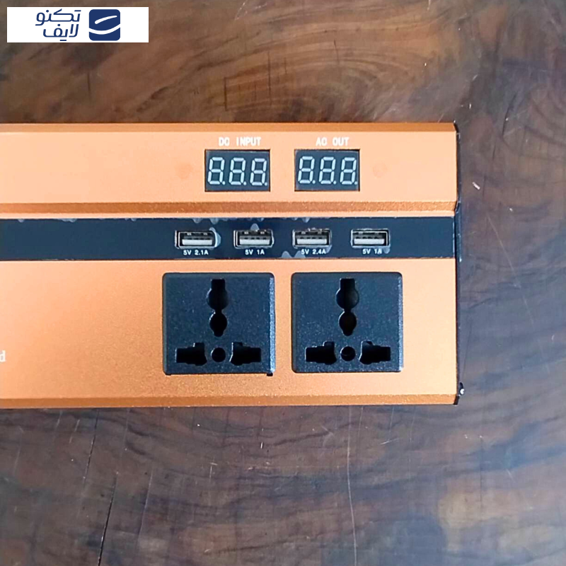 مبدل برق خودرو صنعتی اینتیمکث کد 1104 ظرفیت 4500 وات