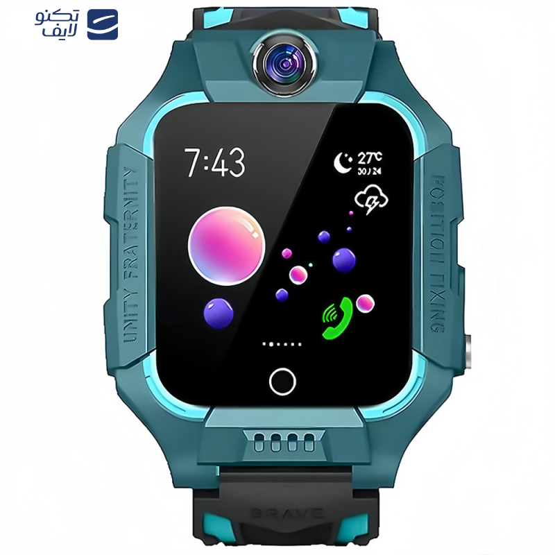 ساعت هوشمند گرین لاین مدل KIDS SERIES 5 مناسب برای کودکان, دارای قابلیت های شتاب سنج و ژیروسکوپ, بند سیلیکون