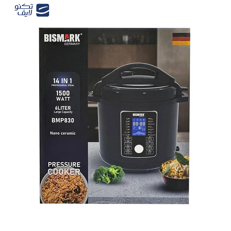 زودپز برقی 6 لیتری بیسمارک مدل BMP830
