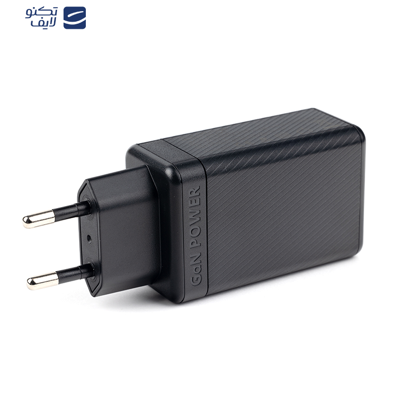 شارژر دیواری 65 وات هیسکا مدل H-126GAN به همراه کابل تبدیل USB-C