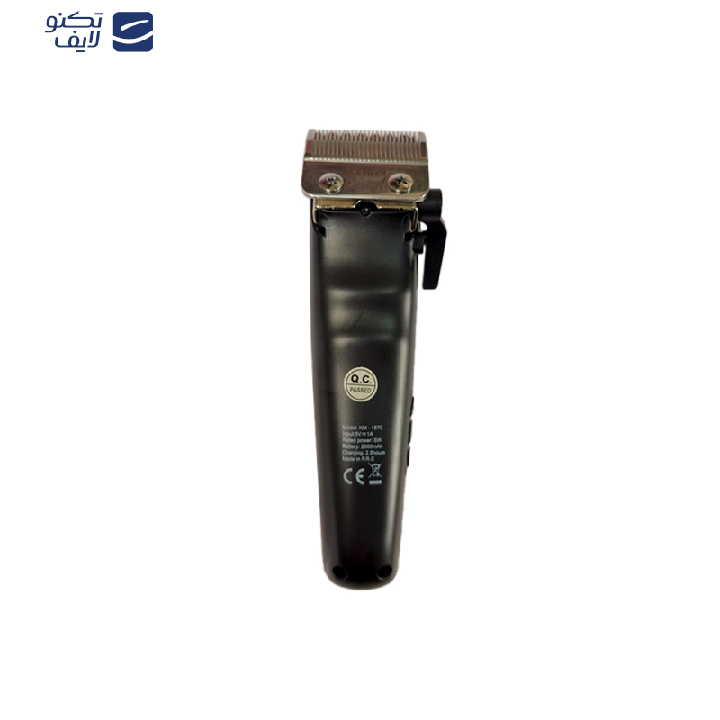 ماشین اصلاح موی سر و صورت شارژی کیمی کد KM1570 ماشین اصلاح موی سر و صورت شارژی کیمی کد KM1570