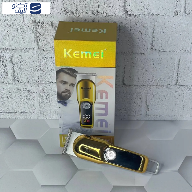ماشین اصلاح موی سر و صورت شارژی کیمی مدل KM-287 ماشین اصلاح موی سر و صورت شارژی کیمی مدل KM-287