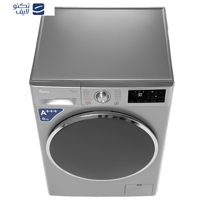 ماشین لباسشویی 8 کیلوگرم اتوماتیک جی پلاس مدل GWM-R88S.KTN ماشین لباسشویی 8 کیلوگرم اتوماتیک جی پلاس مدل GWM-R88S.KTN