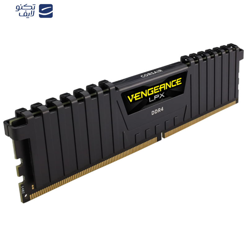 رم دسکتاپ DDR4 تک کاناله 3200 مگاهرتز CL16 کورسیر مدل VENGEANCE LPX ظرفیت 8گیگابایت