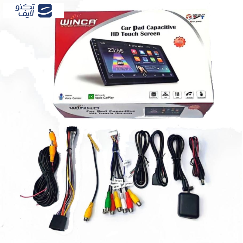 مانیتور خودروی وینکا مدل اسمارت اندروید مناسب برای کوییک