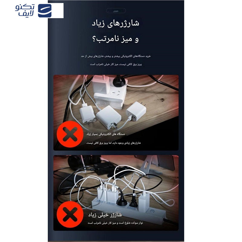 هاب 6 پورت USB-C و USB جووی مدل JC-128