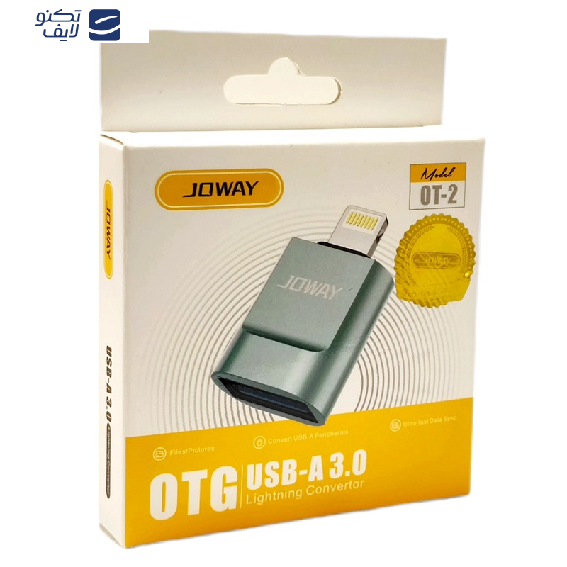 مبدل لایتینینگ به USB OTG جووی مدل OT-2 مبدل لایتینینگ به USB OTG جووی مدل OT-2