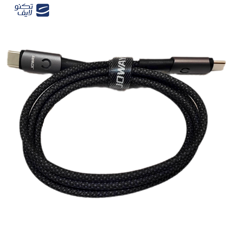 کابل تبدیل USB-C به USB-C جووی مدل CC-174 طول یک متر کابل تبدیل USB-C به USB-C جووی مدل CC-174 طول یک متر