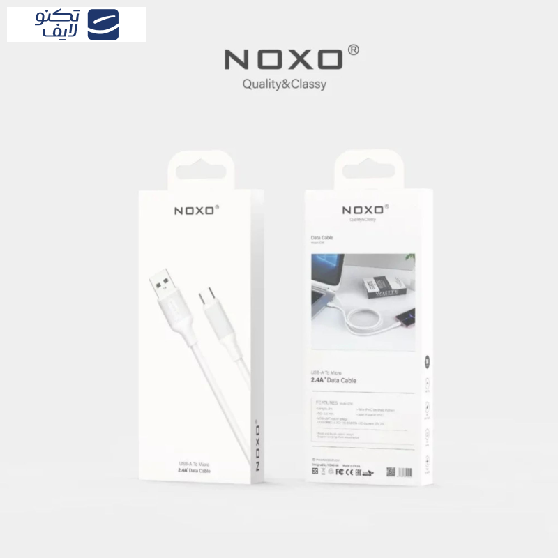 کابل تبدیل USB-A به Microusb نوکسو مدل CN-1 طول 1متر کابل تبدیل USB-A به Microusb نوکسو مدل CN-1 طول 1متر