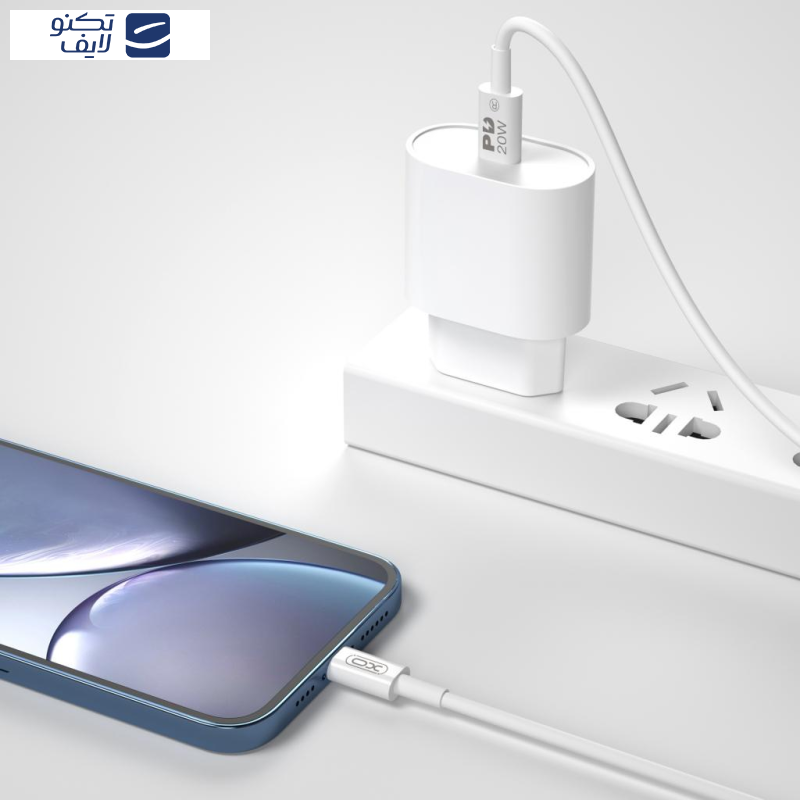 کابل تبدیل usb-c به لایتنینگ ایکس او مدل nb-q189a طول 1 متر کابل تبدیل usb-c به لایتنینگ ایکس او مدل nb-q189a طول 1 متر