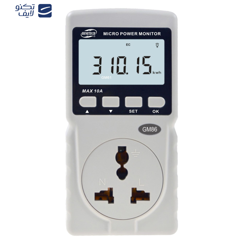 دستگاه سنجش میزان مصرف برق بنتک مدل GM86 دستگاه سنجش میزان مصرف برق بنتک مدل GM86