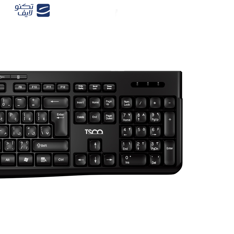 کیبورد بی سیم تسکو مدل TK 7007W