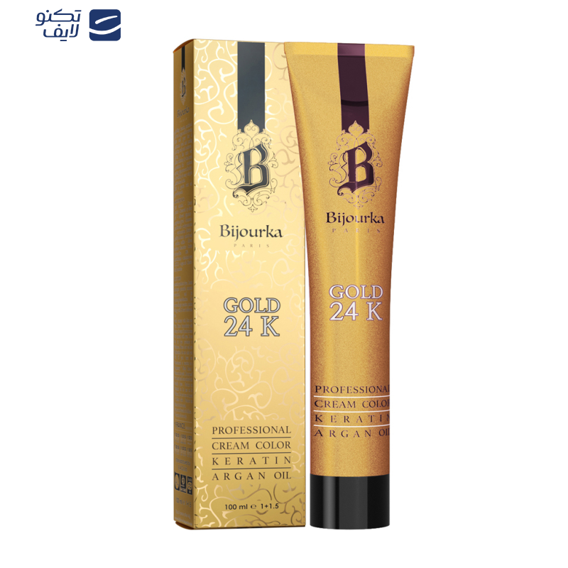 رنگ مو بیجورکا شماره 8/75 حجم 100 میلی لیتر رنگ کاپوچینوی خیلی روشن