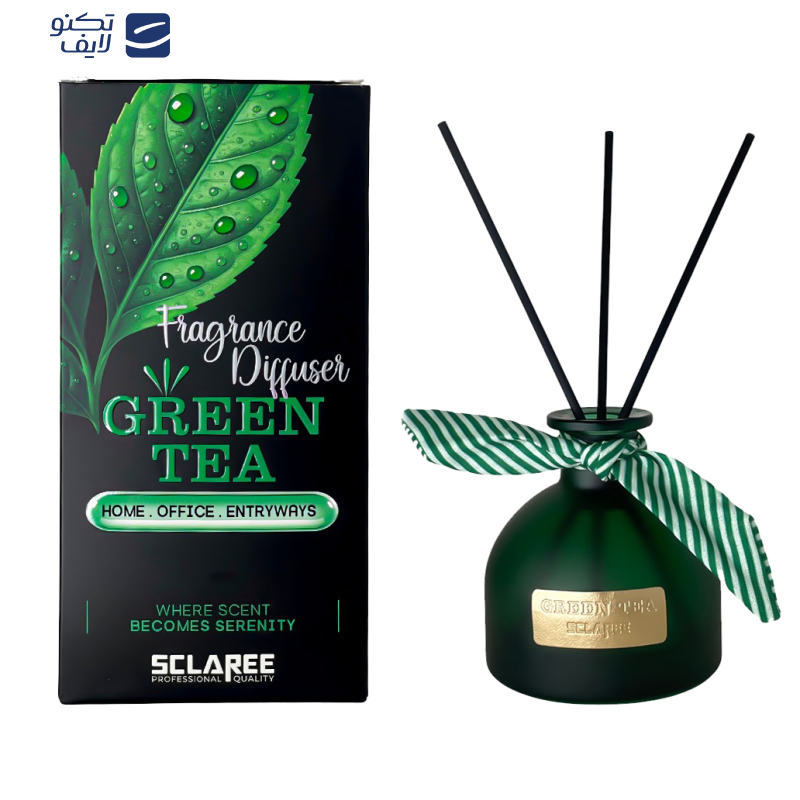 خوشبوکننده هوا اسکلاره مدل Green Tea با رایحه چای سبز حجم 100 میلی لیتر خوشبوکننده هوا اسکلاره مدل Green Tea با رایحه چای سبز حجم 100 میلی لیتر