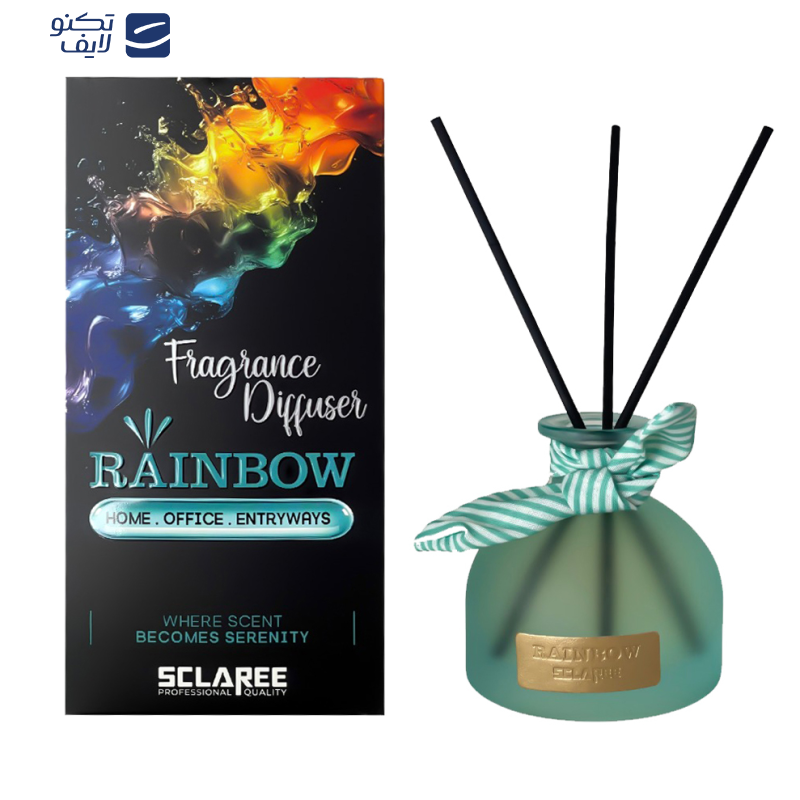 خوشبو کننده هوا اسکلاره مدل Rainbow با رایحه گل حجم 100 میلی لیتر