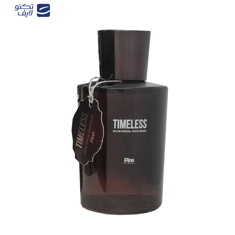 ادو پرفیوم مردانه پینک ویژوآل مدل Timeless با رایحه خنک حجم 100 میلی لیتر ادو پرفیوم مردانه پینک ویژوآل مدل Timeless با رایحه خنک حجم 100 میلی لیتر