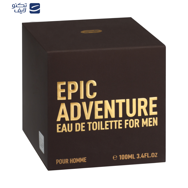 ادو تویلت مردانه عماد آرا مدل Epic Adventure حجم 100 میلی لیتر
