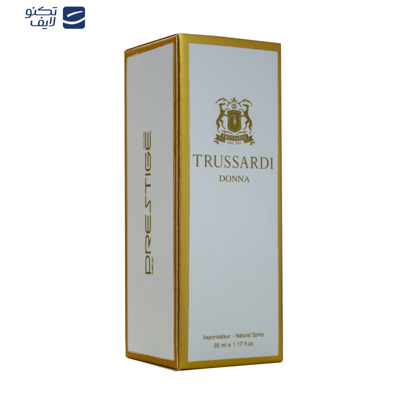 عطر جیبی زنانه نیو پرستیژ کالر مدل Trassardi Donna حجم 35 میلی لیتر عطر جیبی زنانه نیو پرستیژ کالر مدل Trassardi Donna حجم 35 میلی لیتر