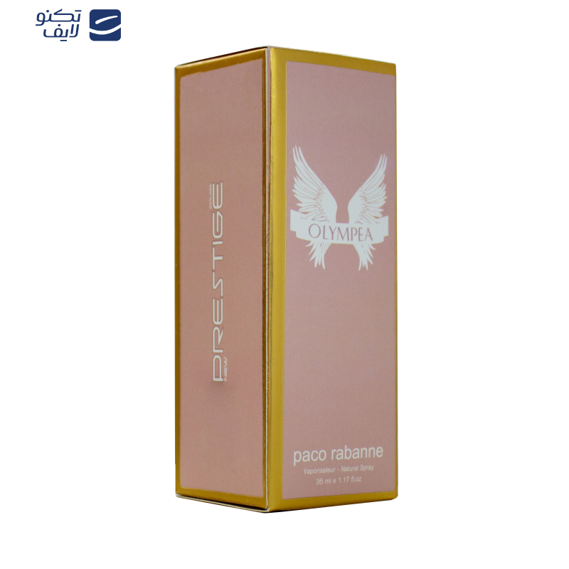 عطر جیبی زنانه نیو پرستیژ کالر مدل Olympea حجم 35 میلی لیتر عطر جیبی زنانه نیو پرستیژ کالر مدل Olympea حجم 35 میلی لیتر
