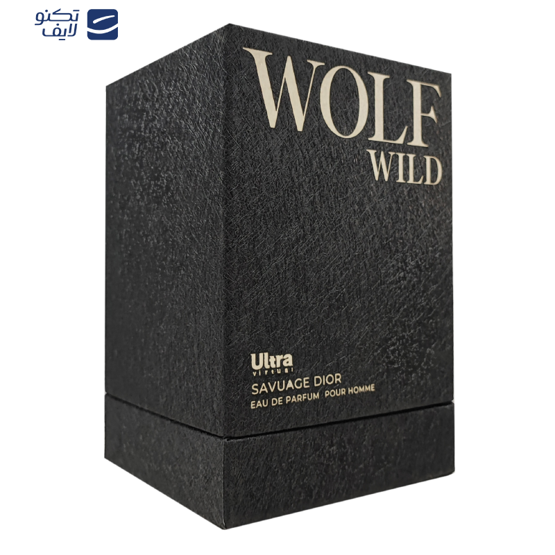 ادوپرفیوم مردانه اولترا ویرچوآل مدل Sauvage Dior Wolf Wild حجم 100 میلی لیتر ادوپرفیوم مردانه اولترا ویرچوآل مدل Sauvage Dior Wolf Wild حجم 100 میلی لیتر