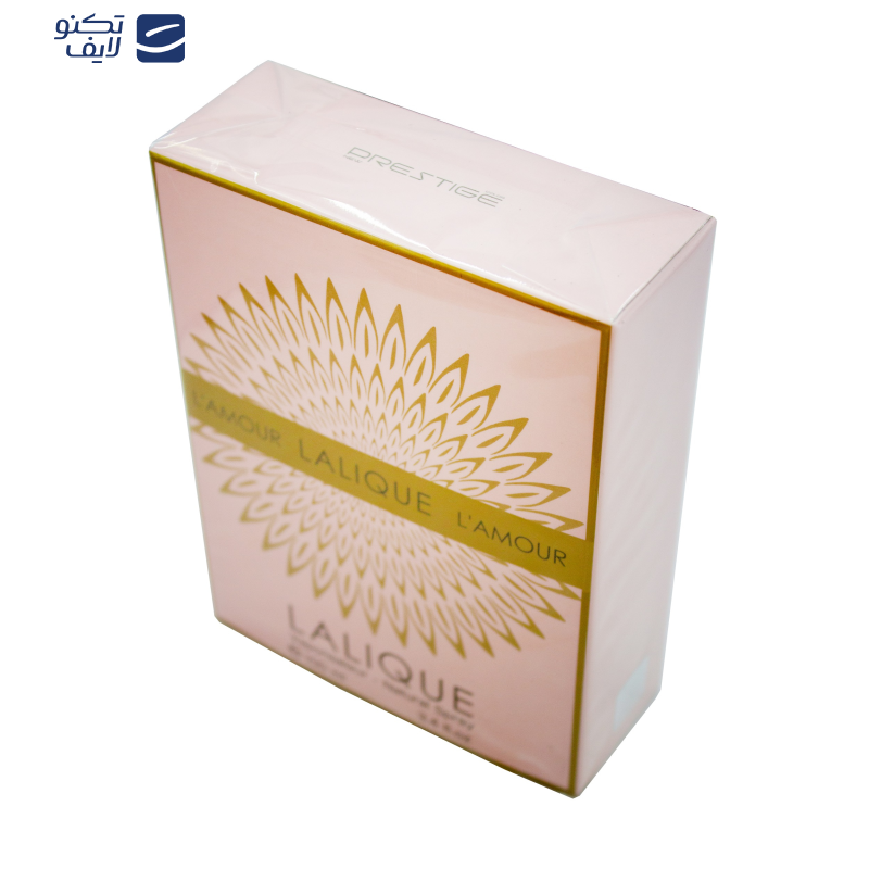 ادوتویلت زنانه پرستیژ مدل Lalique Lamour با رایحه گرم حجم 100 میلیلیتر ادوتویلت زنانه پرستیژ مدل Lalique Lamour با رایحه گرم حجم 100 میلیلیتر