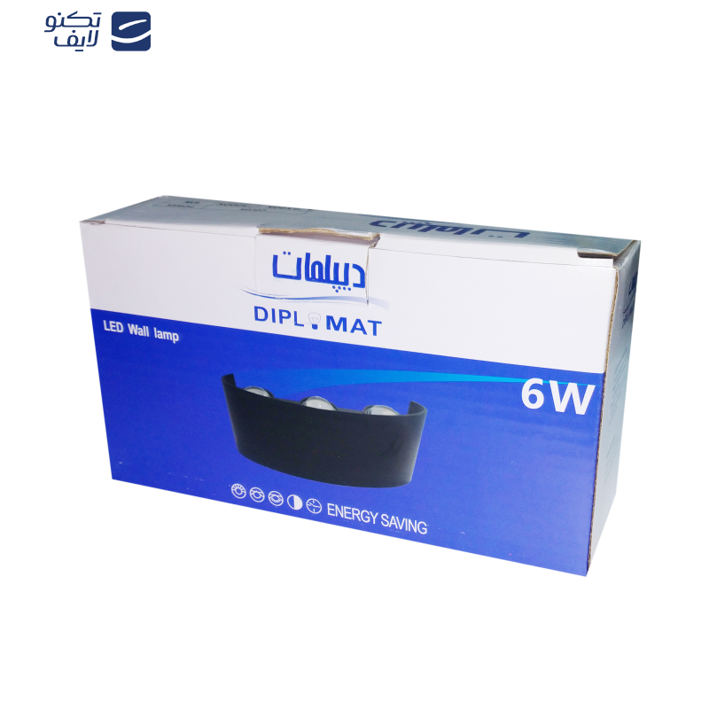 چراغ دیواری دکوراتیو 6 وات دیپلمات مدل قطاری چراغ دیواری دکوراتیو 6 وات دیپلمات مدل قطاری