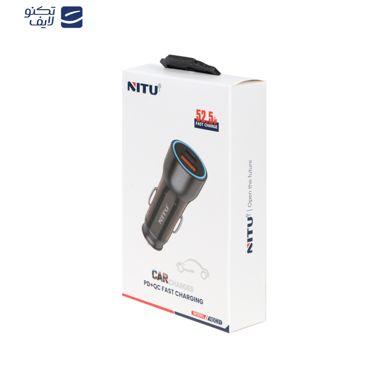 شارژر فندکی 52.5 وات نیتو مدل NDC31 شارژر فندکی 52.5 وات نیتو مدل NDC31