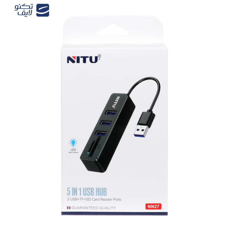 هاب 5 پورت USB 2.0 نیتو مدل NN27 هاب 5 پورت USB 2.0 نیتو مدل NN27