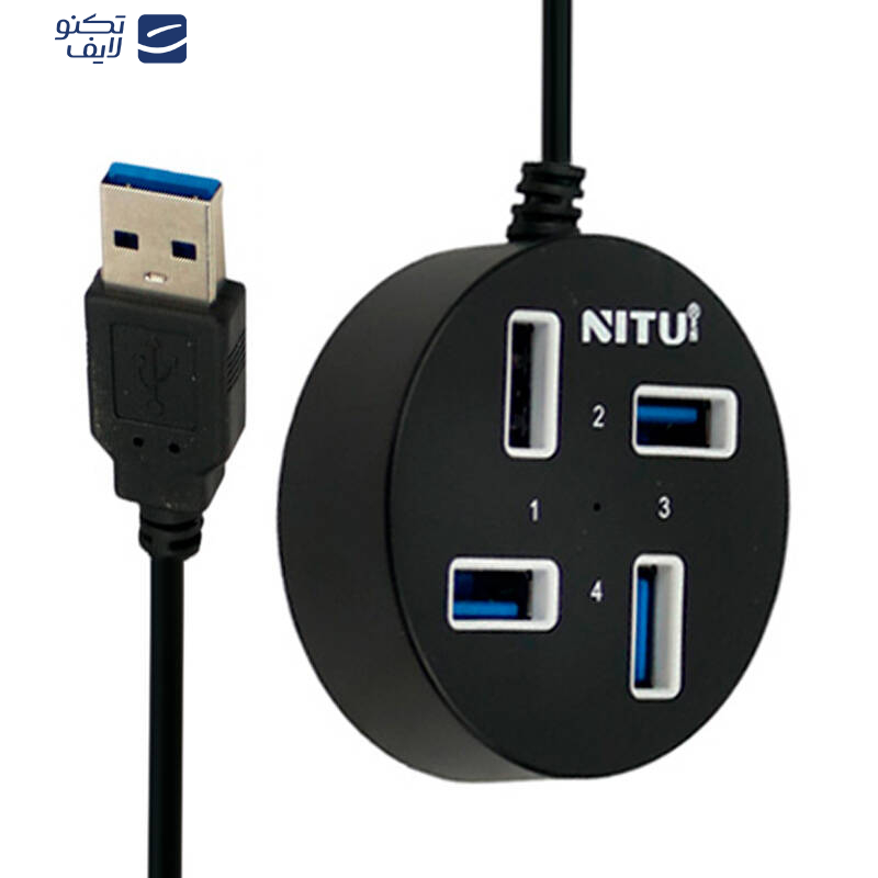 هاب 4 پورت USB 2.0 نیتو مدل NT-HUB01 هاب 4 پورت USB 2.0 نیتو مدل NT-HUB01
