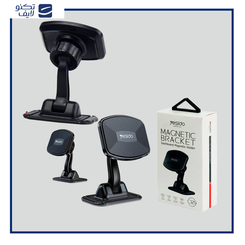 پایه نگهدارنده گوشی موبایل یسیدو مدل c129 پایه نگهدارنده گوشی موبایل یسیدو مدل c129