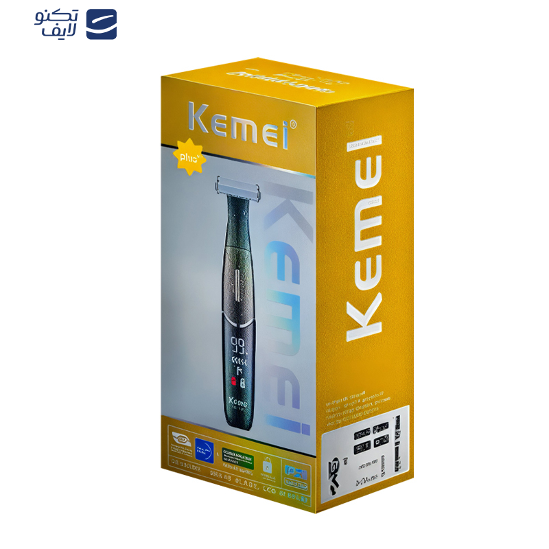 ماشین اصلاح موی صورت و بدن شارژی کیمی مدل KM-1903 ماشین اصلاح موی صورت و بدن شارژی کیمی مدل KM-1903