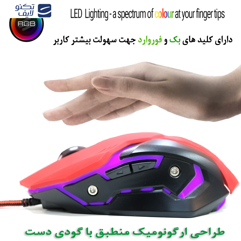 ست گیمینگ تکن موشن مدل NIBIRU 4 IN 1 ست گیمینگ تکن موشن مدل NIBIRU 4 IN 1