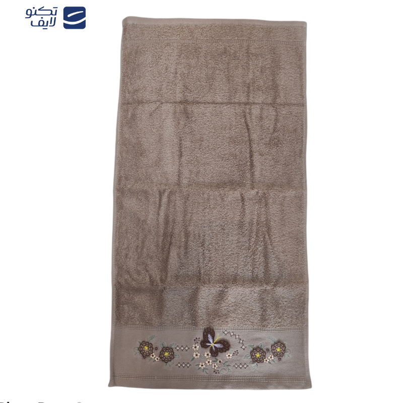 حوله دستی بهباف اذر طرح پروانه مدل دورونخ سایز 40x78 سانتی متر حوله دستی بهباف اذر طرح پروانه مدل دورونخ سایز 40x78 سانتی متر