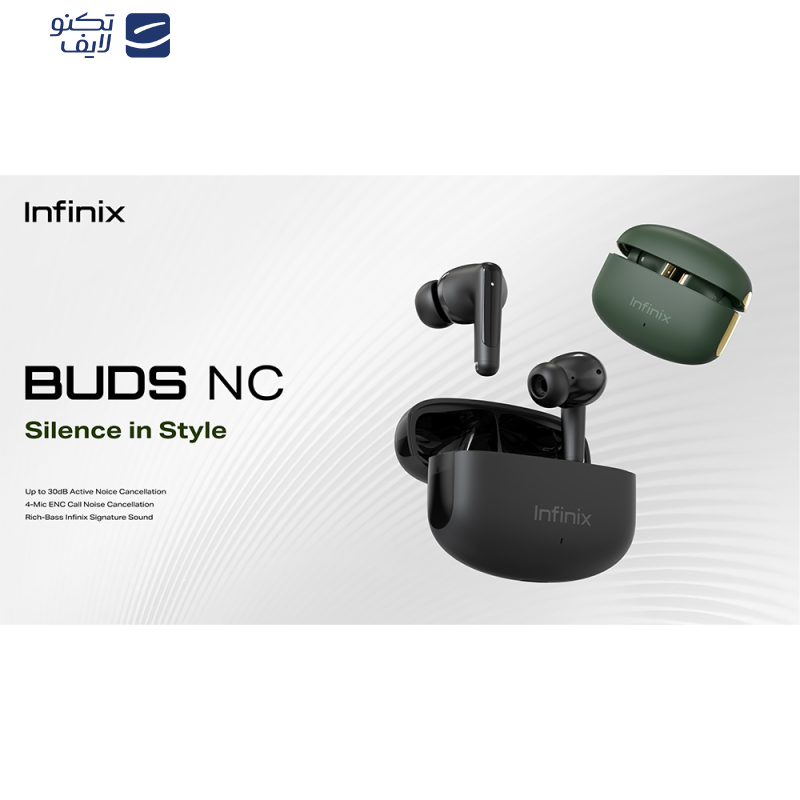 هدفون بلوتوثی اینفینیکس مدل XBuds NC هدفون بلوتوثی اینفینیکس مدل XBuds NC