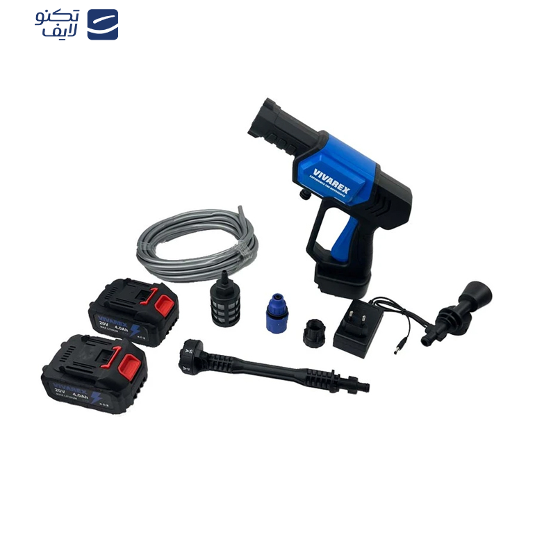 کارواش شارژی 25 بار 20 وات ویوارکس مدل VR2425V2-PW