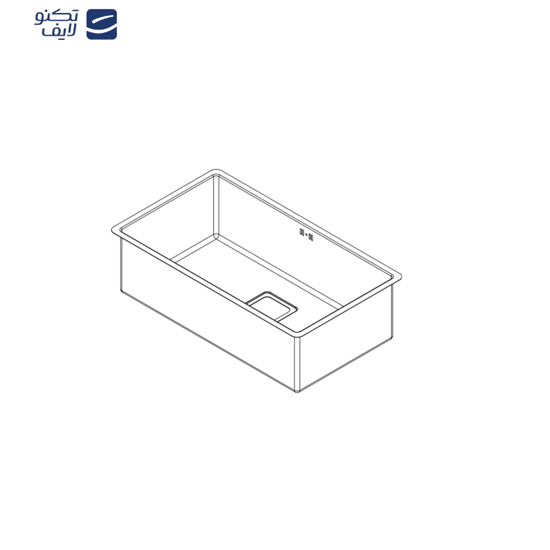 سینک ظرفشویی استیل کن مدل A4070 R10 سینک ظرفشویی استیل کن مدل A4070 R10