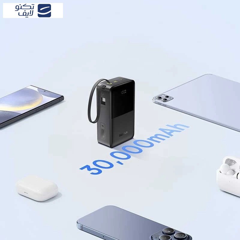 پاوربانک 22 وات بیسوس مدل EnerFill FC51 Bipow 2 Pro ظرفیت 30000 میلیآمپرساعت پاوربانک 22 وات بیسوس مدل EnerFill FC51 Bipow 2 Pro ظرفیت 30000 میلیآمپرساعت