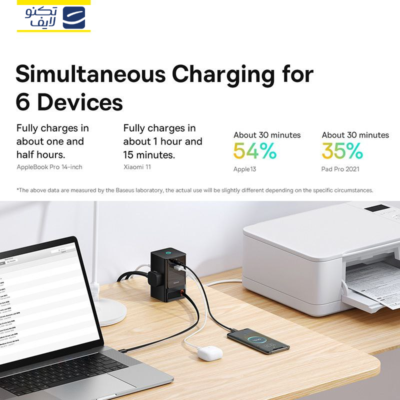 شارژر رومیزی باسئوس مدل PSLR000001 به همراه کابل USB-C شارژر رومیزی باسئوس مدل PSLR000001 به همراه کابل USB-C