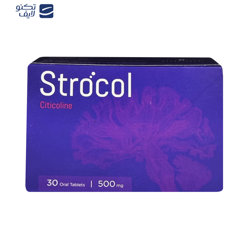 قرص استروکل سیتی کولین اشبال شیمی بسته 30 عددی قرص استروکل سیتی کولین اشبال شیمی بسته 30 عددی