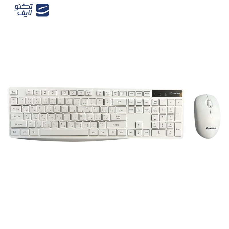 کیبورد و ماوس بی سیم وان مکس مدل OM-4500W کیبورد و ماوس بی سیم وان مکس مدل OM-4500W