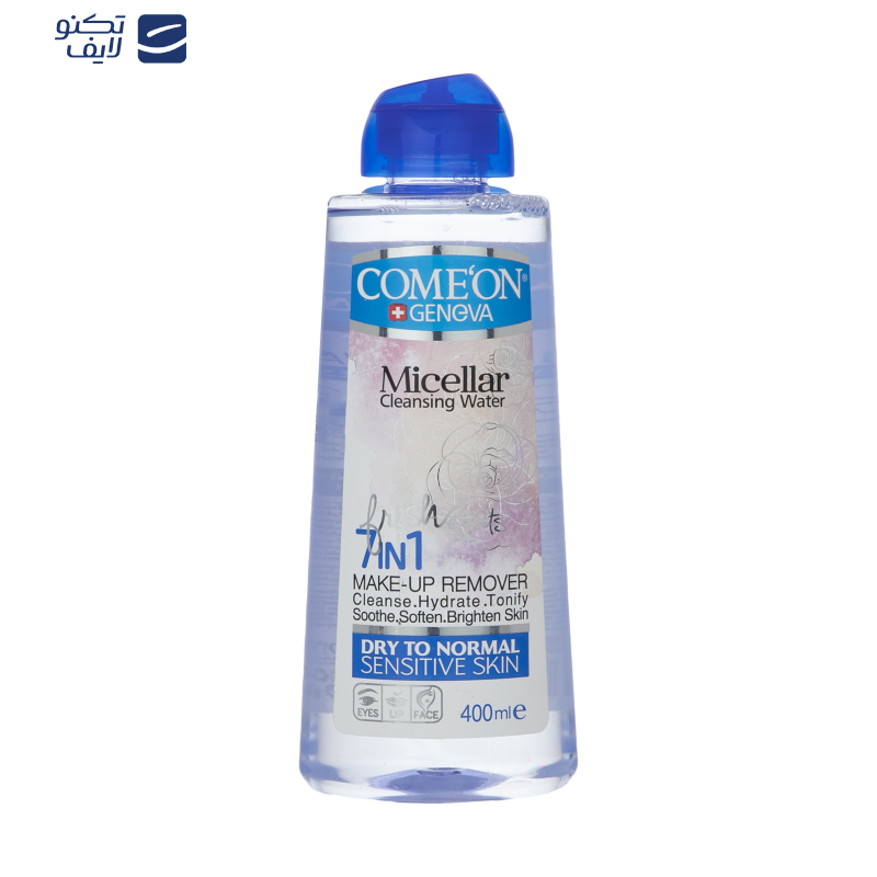آب پاک کننده آرایش صورت کامان مدل DRY SKIN حجم 400 میلی لیتر آب پاک کننده آرایش صورت کامان مدل DRY SKIN حجم 400 میلی لیتر