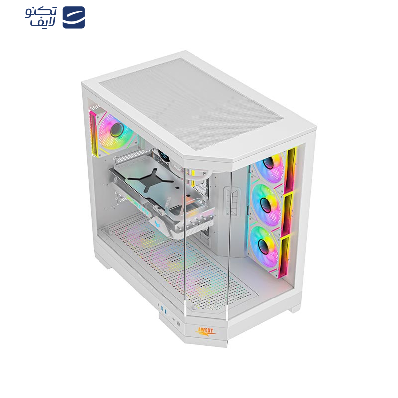 کیس کامپیوتر گیمینگ اوست مدل GT-AQ1-MW کیس کامپیوتر گیمینگ اوست مدل GT-AQ1-MW