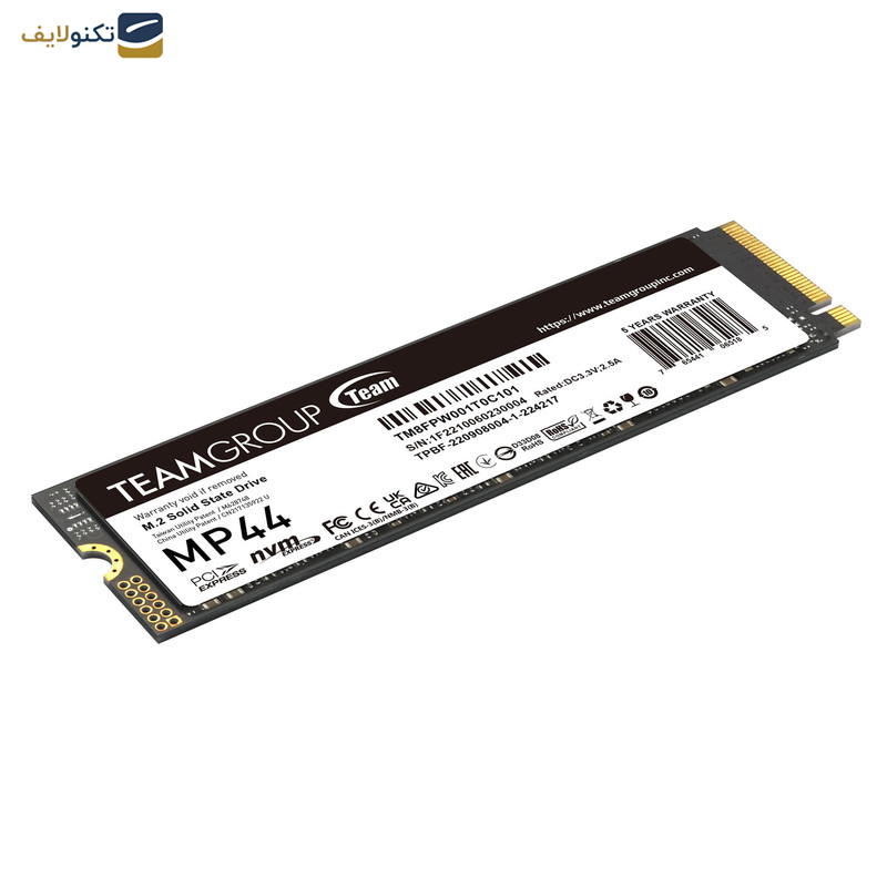 اس اس دی اینترنال تیم گروپ مدل MP 44 ظرفیت یک ترابایت