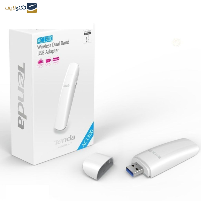 کارت شبکه USB تندا مدل U12 کارت شبکه USB تندا مدل U12
