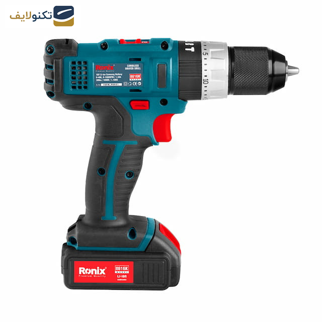 دریل پیچ گوشتی شارژی رونیکس مدل 8616k دریل پیچ گوشتی شارژی رونیکس مدل 8616k