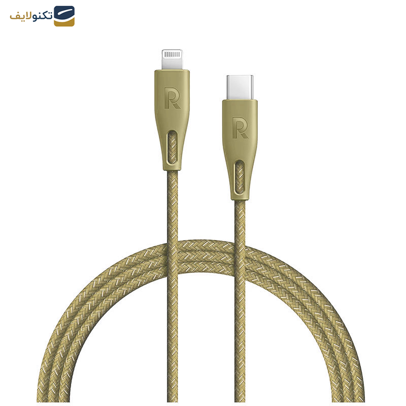 کابل تبدیل USB-C به لایتنینگ راوپاور مدل RP-CB1017 طول 1.2 متر کابل تبدیل USB-C به لایتنینگ راوپاور مدل RP-CB1017 طول 1.2 متر