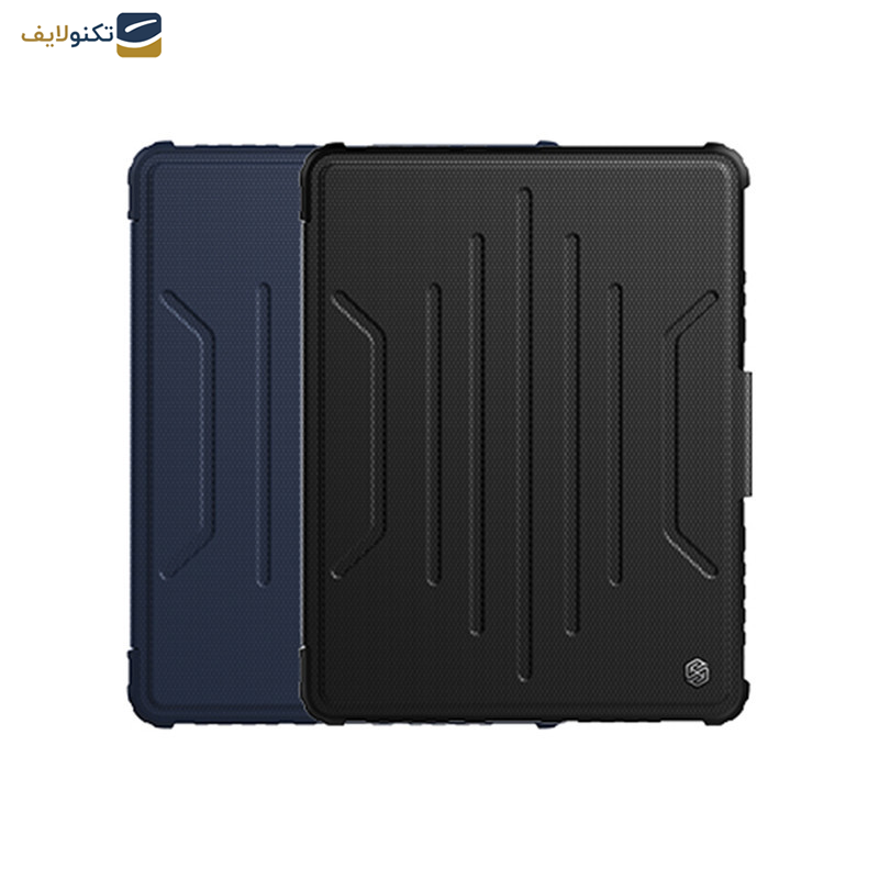 کیف کلاسوری نیلکین مدل Camshield Bumper SnapSafe مناسب برای تبلت اپل iPad Air 13 2024 / iPad Pro 12.9 2022 / 2021 / 2020 کیف کلاسوری نیلکین مدل Camshield Bumper SnapSafe مناسب برای تبلت اپل iPad Air 13 2024 / iPad Pro 12.9 2022 / 2021 / 2020