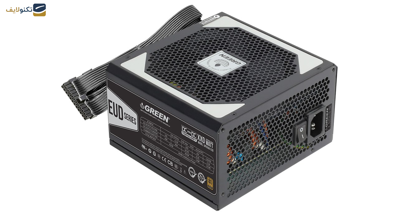 منبع تغذیه کامپیوتر گرین مدل GP530A-EUD منبع تغذیه کامپیوتر گرین مدل GP530A-EUD